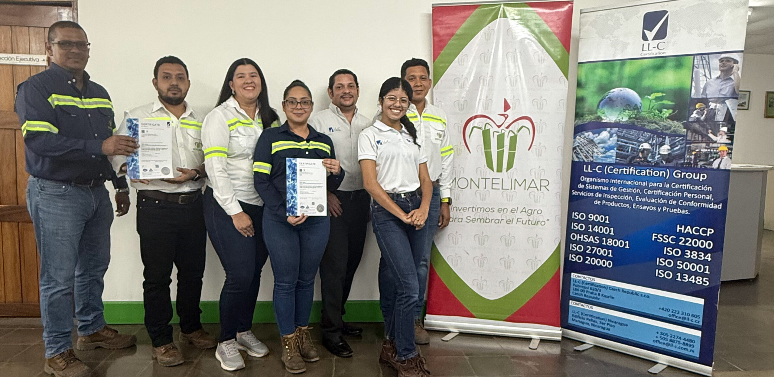 Corporación Montelimar obtiene Certificación FSSC 22000